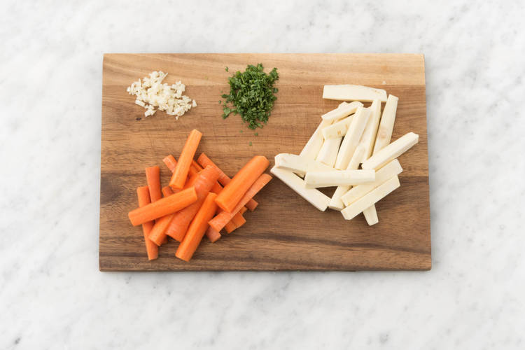 Prep the veg