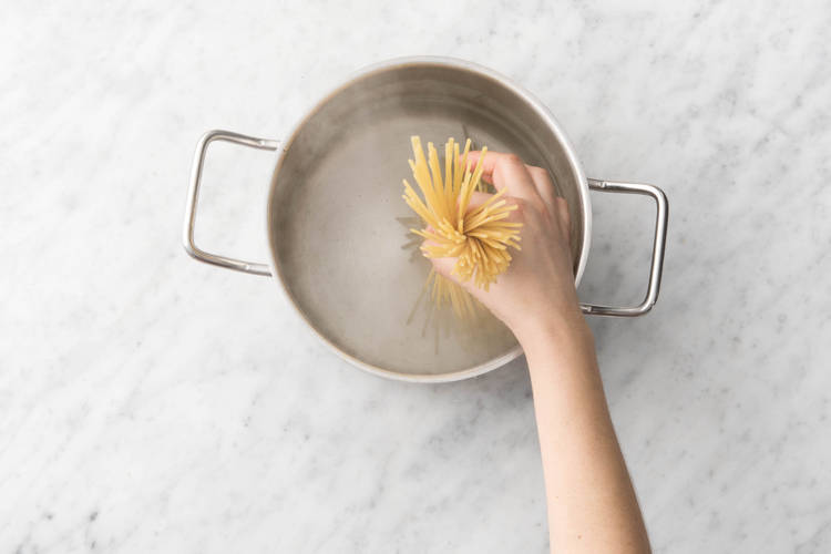 Boil pasta