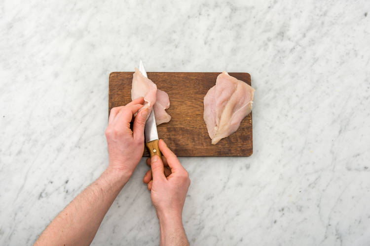 Butterfly chicken.