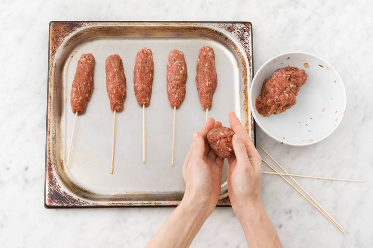 Thread your koftas