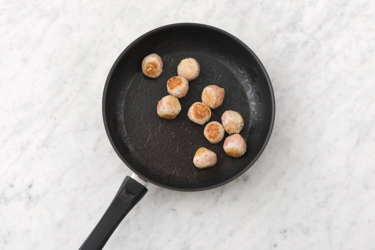 Fry the rissoles