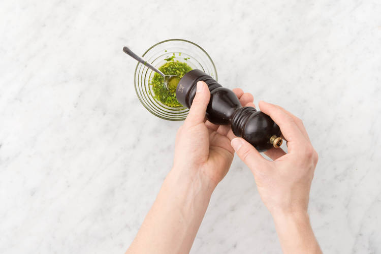 Make basil oil.