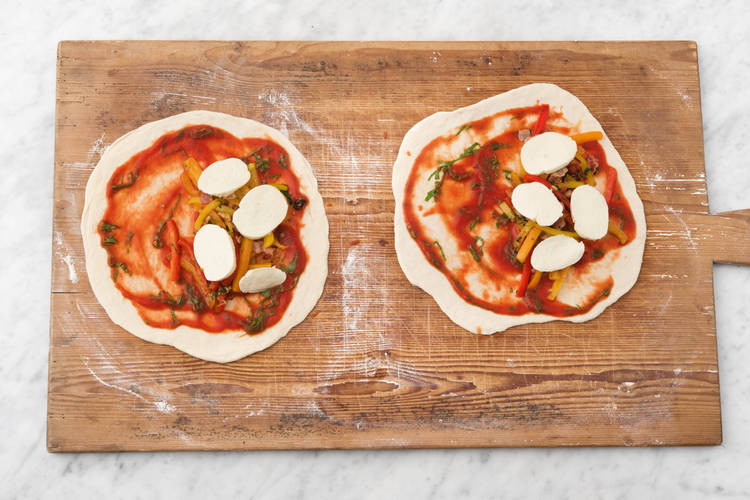 Add toppings.