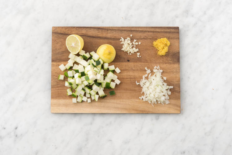 Preheat and prep
