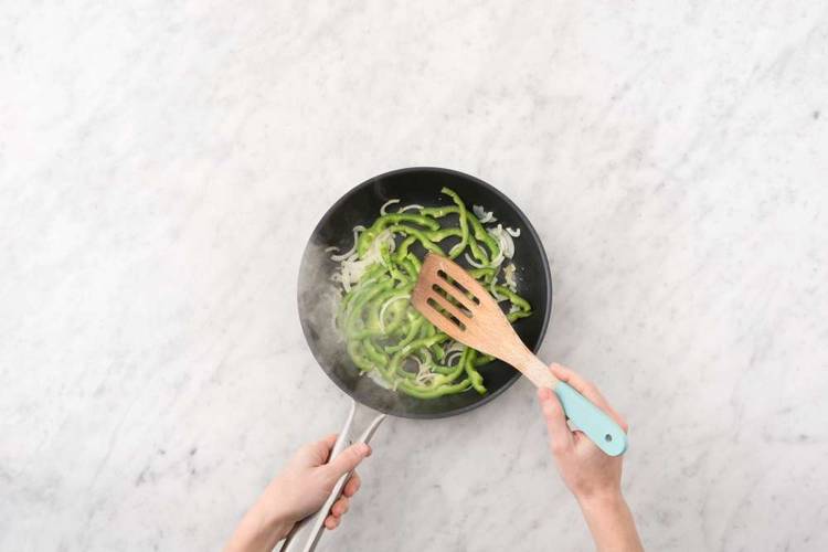 Cook veggies
