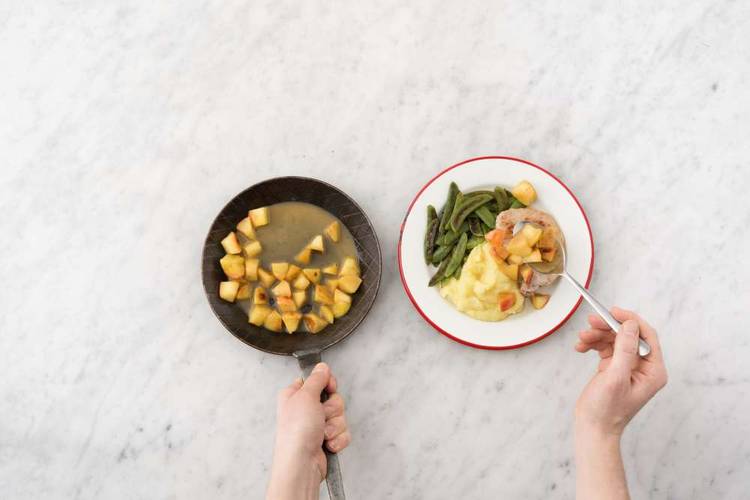 Plate and serve