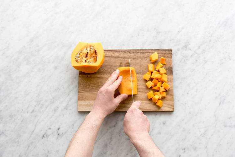 Prep butternut.
