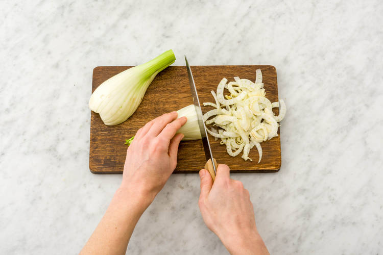 Fenchel schneiden