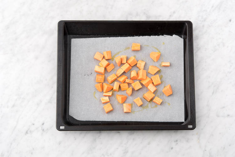 Roast sweet potato.