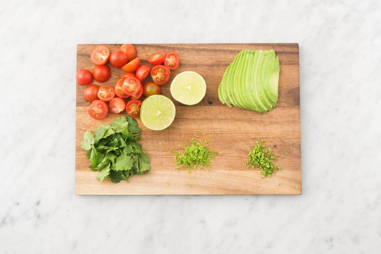Prep veggies.
