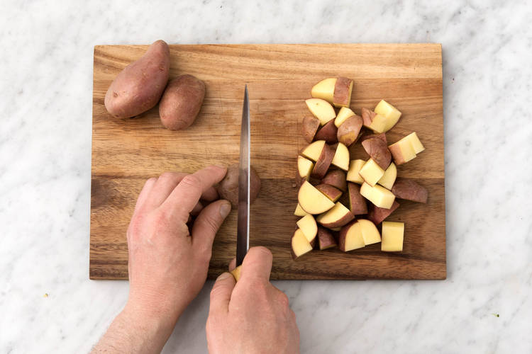 Prep potato.