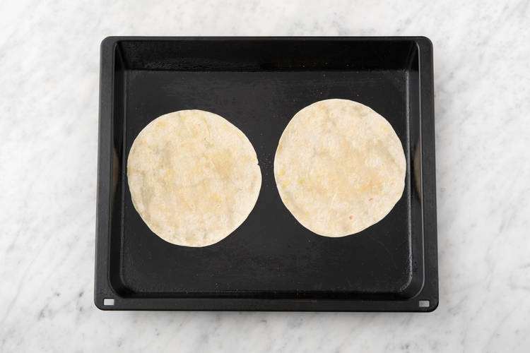 Prep tortilla.