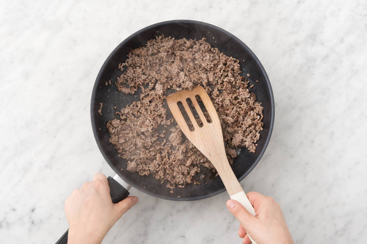 Brown the mince
