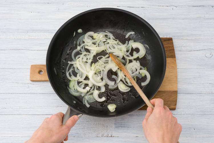 Cook Onions and Make Crema