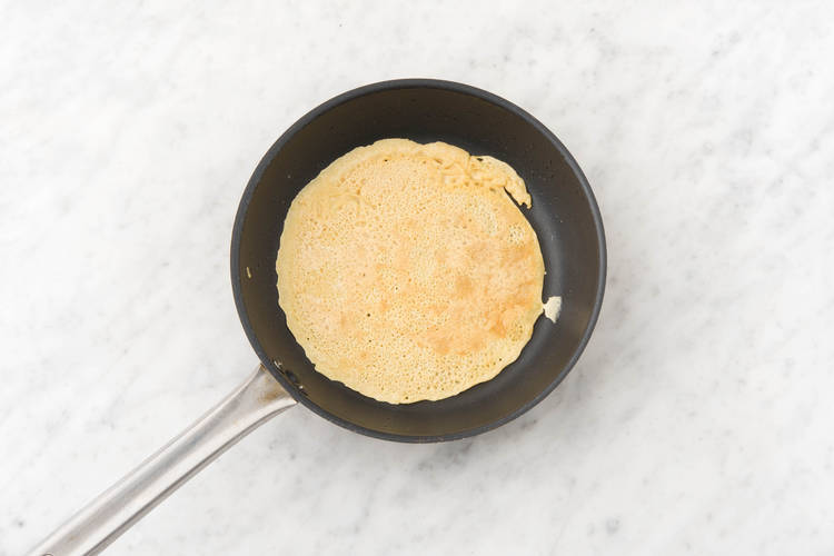 Flip the pancakes