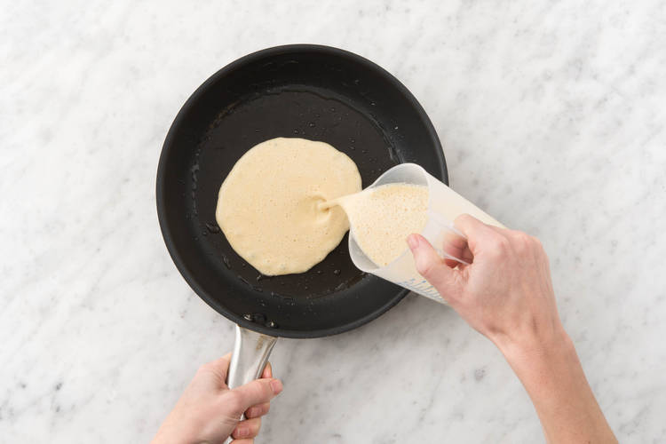 Cook pancakes.