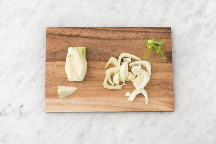 Prep fennel.
