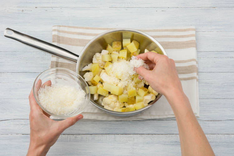 Add the Parmesan cheese