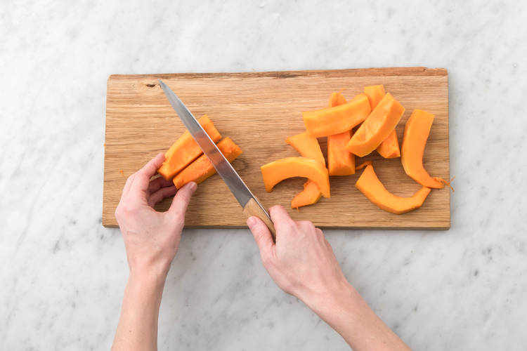 Prep butternut.