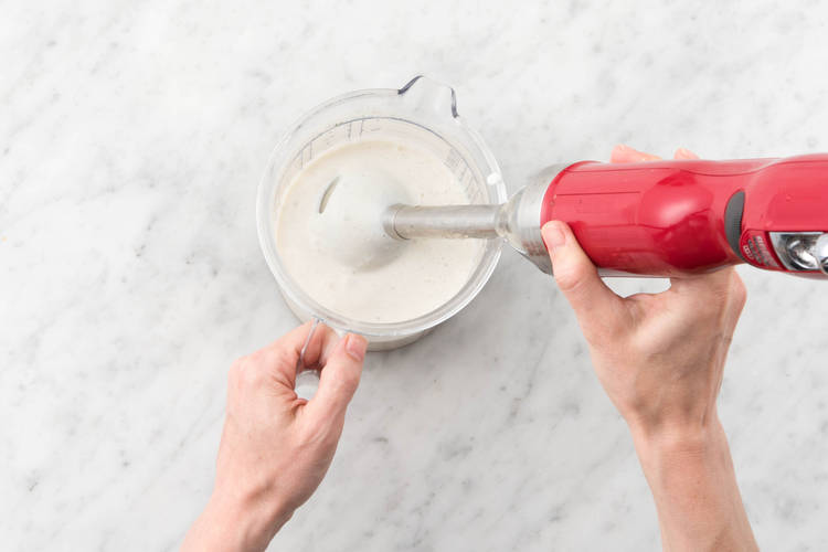 Pureer tot een gladde smoothie