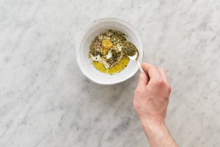 Salat-Dressing herstellen