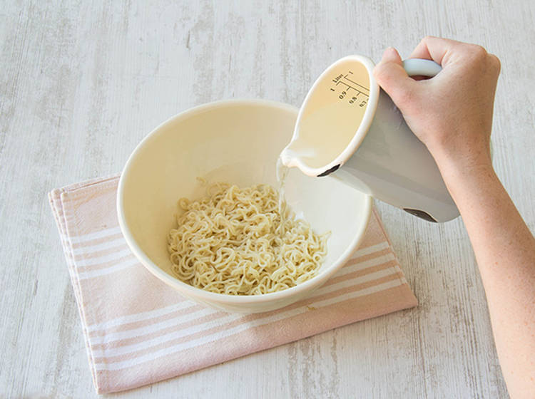 Soak the noodles