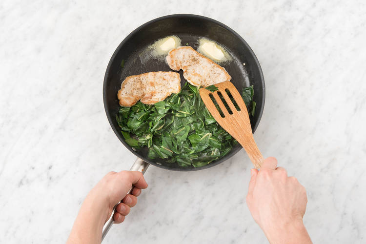 COOK THE SPINACH