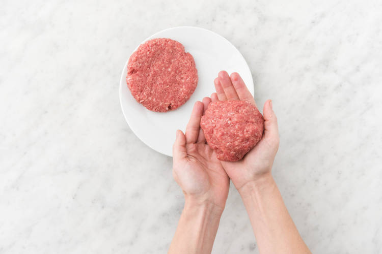 Form The Beef Patties
