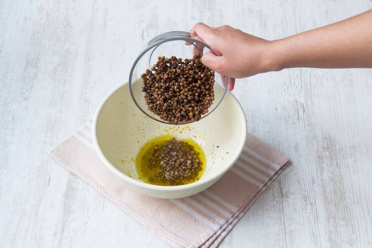 Prepare the lentils