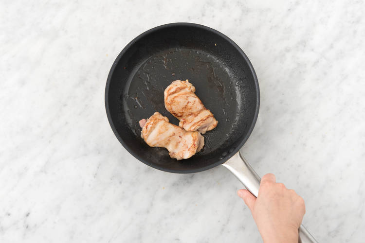 Cook the chicken