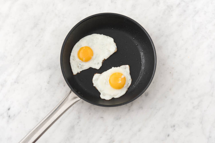 Fry the eggs