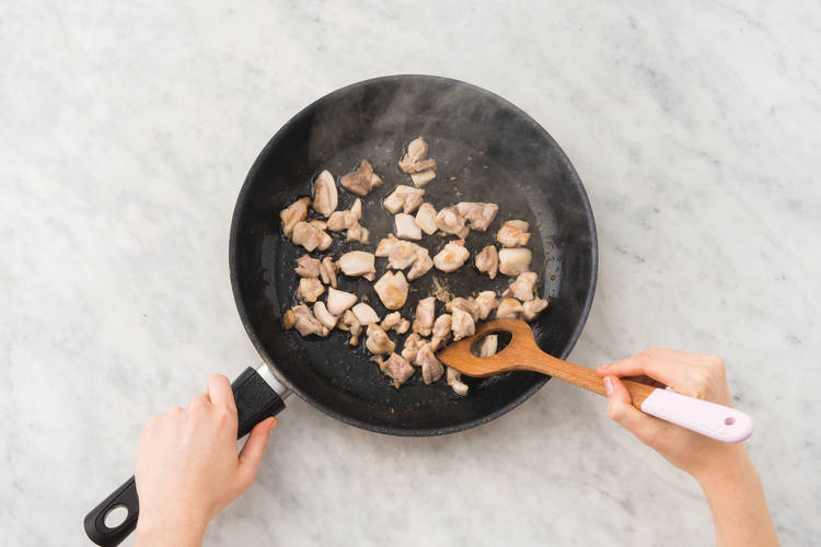 Cook the chicken