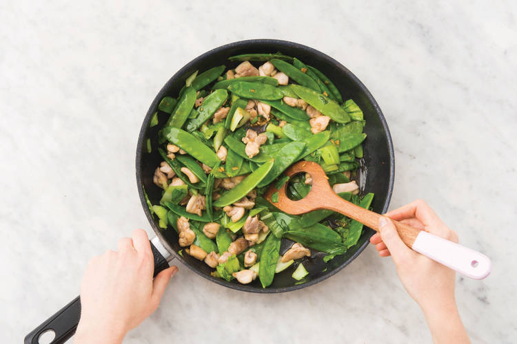 Cook the veg
