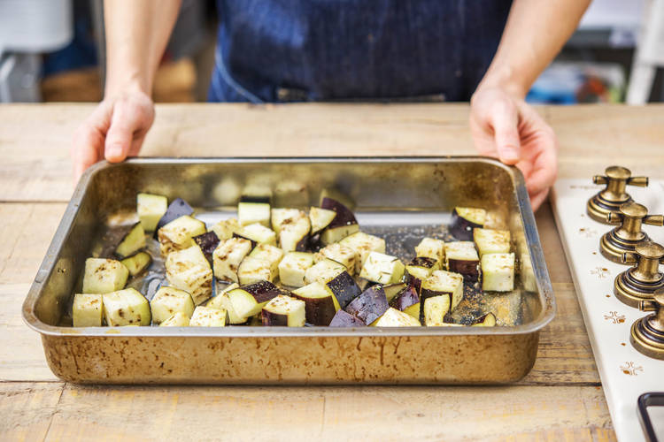 grill aubergine