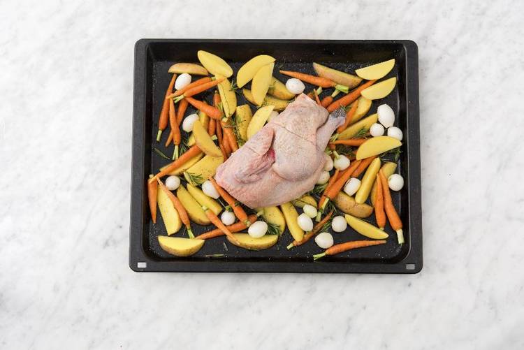 Roast Chicken and Veggies