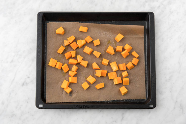 Bake the pumpkin