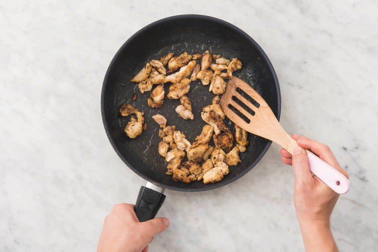 Cook the chicken