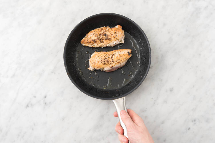 Cook the chicken