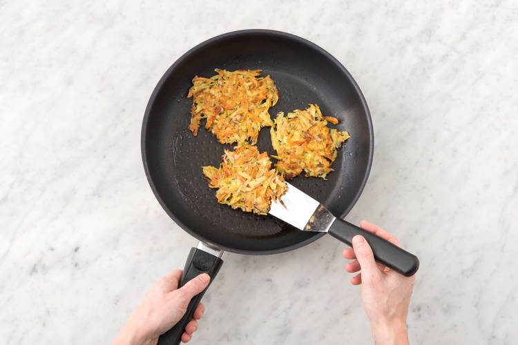 Cook the rostis on each side