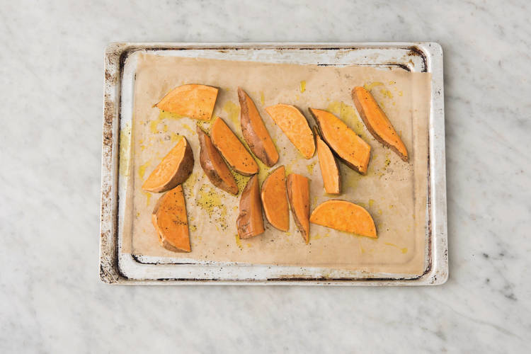 Cook the sweet potato