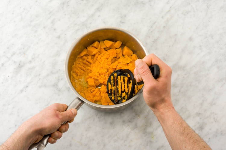 Cook the sweet potato