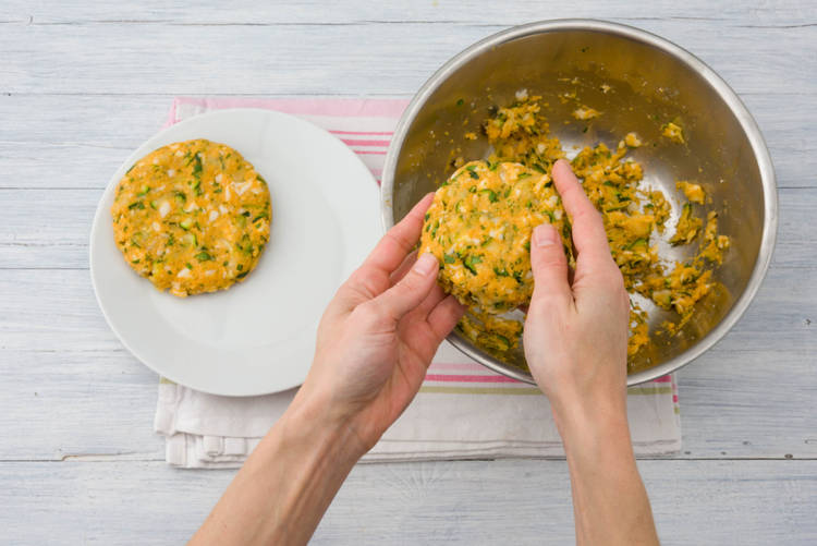 Make the patty mixture