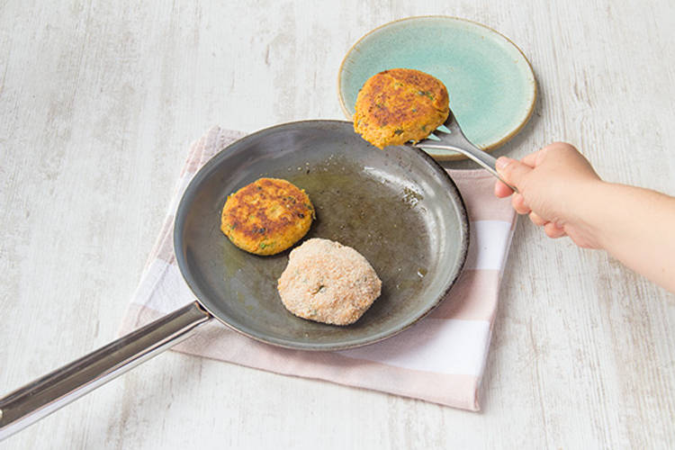 Pan-fry the patties