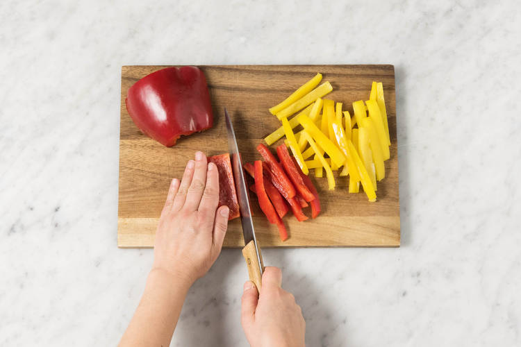 Paprika schneiden