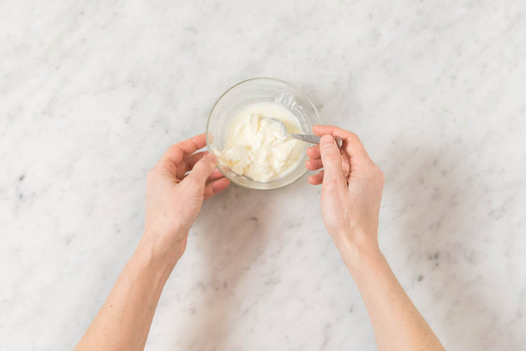 Creme fraiche anrühren