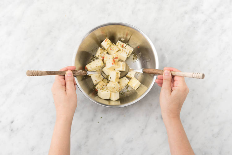 MARINATE THE HALOUMI