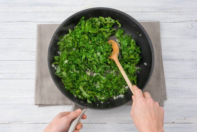 Braise the kale