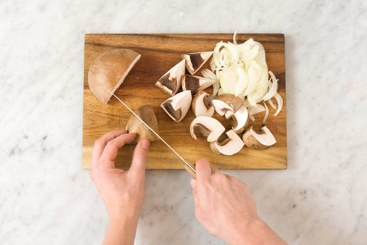 Champignons vorbereiten