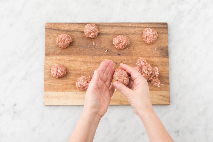 PREPARE THE MEATBALLS