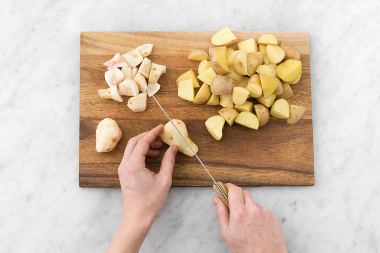 Kartoffeln vorbereiten